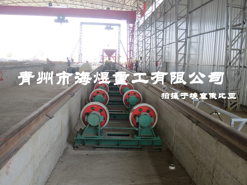 中铁二局新运公司埃塞俄比亚混凝土电杆生产线项目
